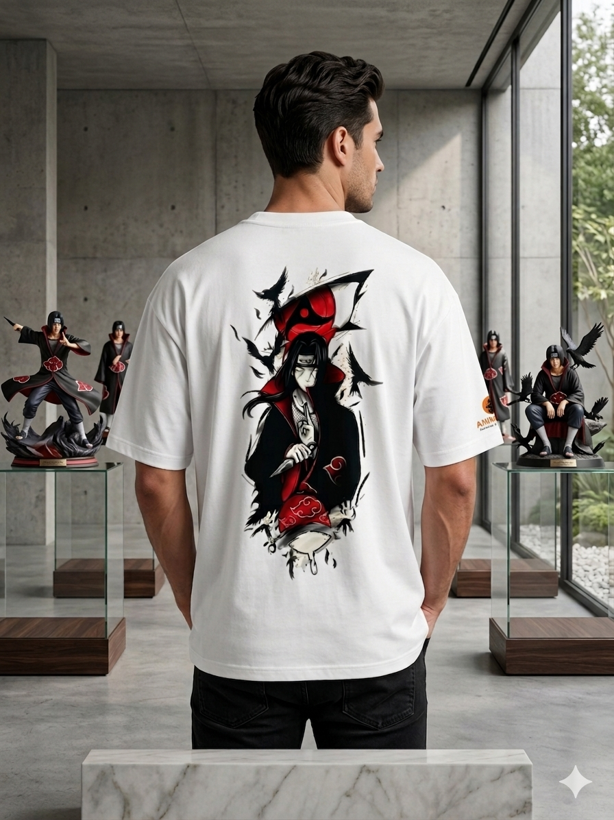 Itachi Uchiha Unisex Oversized Anime T-Shirt